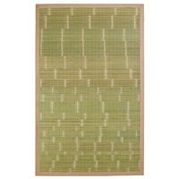 Écologique 122x183 cm 2 Pouces En Nylon Garniture Tan Latte De Bambou Tapis