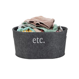 Factory Directly Sale Custom Felt <strong>Laundry</strong> Organizer Basket Felt Storage Box for Clothes Towel Toiletry Baby Products <strong>Books</strong> - Product Image 4