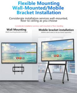 Qde 55 65 75 85 86 98 110 Inch Touchscreen Interactieve Flat Panel 4K Lcd Smartboards Voor Schoolonderwijs - Product Image 5