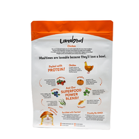 Pochette debout imprimée personnalisée Sac d'emballage refermable scellé en plastique et aluminium pour litière de chat pour aliments pour animaux de compagnie et stockage du sucre