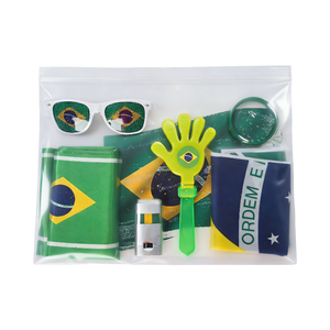 Ensemble de supporters <span class=keywords><strong>Mexique</strong></span> 2026 : Écharpe en polyester, lunettes, bracelet, cache-visage, drapeau imprimé UV, certifié BSCI - Product Image 5