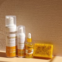 Ensemble Yoni Personnalisé au Curcuma : Huile Yoni Équilibrée au PH, Savon Féminin Naturel Sérigraphié, et Nettoyant Yoni pour le Resserrement Vaginal (pour Femmes)