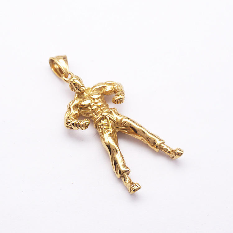 จี้เดี่ยวสีทองไม่มีโซ่