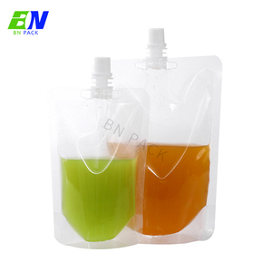 Tùy Chỉnh Cấp Thực Phẩm Pha Lê Rõ Ràng Pe Túi Chất Lỏng Đóng Gói Nước Ép Nhựa Gói <span class=keywords><strong>Spout</strong></span> <span class=keywords><strong>Pouch</strong></span> 500Ml - Product Image 1