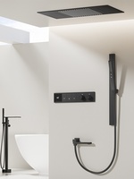 Ensemble de douche thermostatique encastré mural MYN avec affichage numérique, entièrement en cuivre, robinets thermostatiques pour la maison