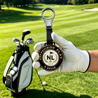 Pelat Nama Logam untuk Tas Golf, Hadiah Promosi, Pelat Tas Logam Persegi untuk Golf