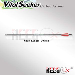 Reegox 12-gói Carbon trục bắn cung quan trọng người tìm kiếm 100 hạt lĩnh vực điểm cho săn bắn thực hành mục tiêu cho hợp chất cung - Product Image 4