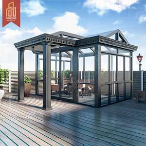 4 Seizoen Tuin Glazen Huis Aluminium Glazen Behuizing Intrekbaar Voor Alle Weersomstandigheden Buiten Gebruik Binnen Patio Tuin Serre Serre Serre Serre Serre - Product Image 1