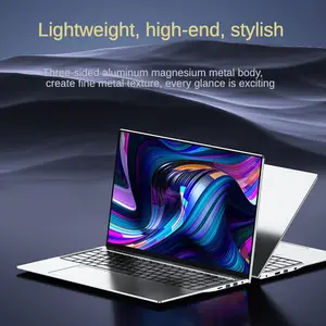 2024 nuovo 17.3 pollici laptop 2K schermo Ultra sottile laptop 16GB 32GB RAM + 256GB 512G 1TB SSD retroilluminazione tastiera computer notebook