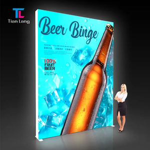 TianLang perfil de aluminio portátil guardar pantalla de pared caja de luz fácil MARCO DE PUBLICIDAD Led - Product Image 6