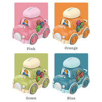 Jouet taxi à friction, dessin animé, à inertie, bleu, vert, rose, orange, BS EN71 ASTM CPSIA CE UKCA, cadeau pour enfants