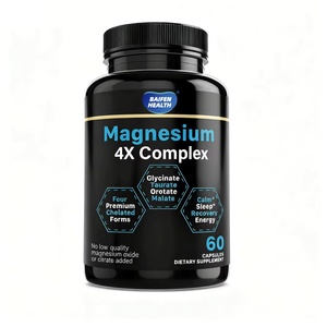 Gránulos de Magnesio 4X Complex OEM/ODM, Glicinato de Magnesio y Malato, Promueven la Digestión, Refuerzan el Sistema Inmunitario, Salud Digestiva para Adultos - Product Image 1
