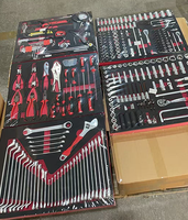 Armoire à outils robuste de 30 pouces à 7 tiroirs verrouillables avec un ensemble de 319 outils à main pour garage, atelier de réparation automobile, support OEM ODM