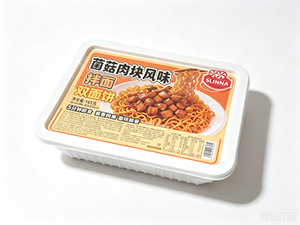 Nouilles instantanées en boîte en gros, saveur champignon et viande, préparation rapide en 5 minutes, bloc <span class=keywords><strong>de</strong></span> nouilles double couche - Product Image 4