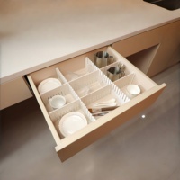 Épaississement 4mm ABS réglable tiroir et garde-robe diviseur organisateur plastique Durable multifonction détachable diviseurs conseil bricolage