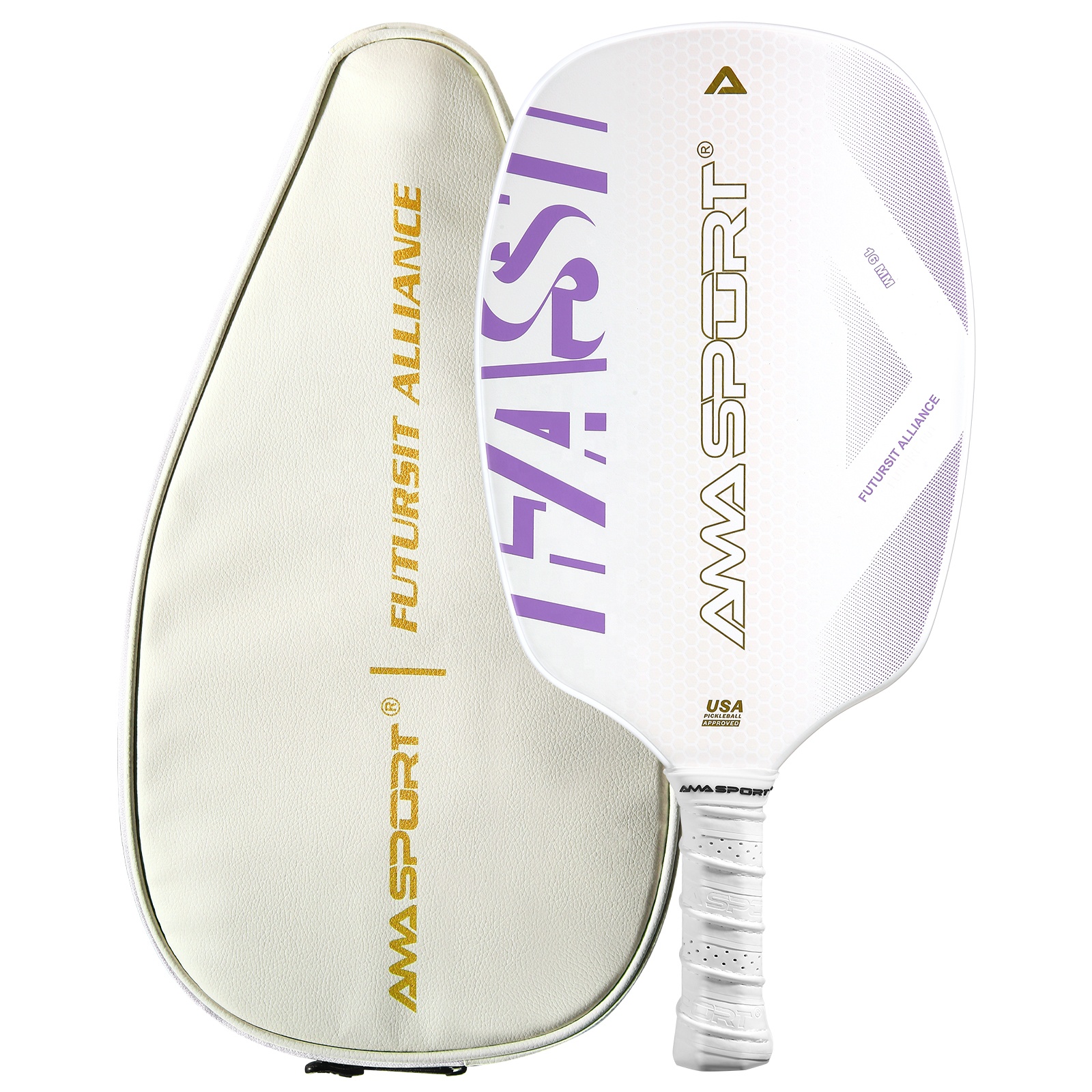 ピックルボール パドル AMA Sport カーボンファイバー エッジレス ピックルボール パドル AMA Sport カーボンファイバー エッジレス