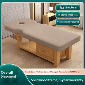 Cama de Masaje y Fisioterapia de Madera Maciza para <span class=keywords><strong>Tui</strong></span> <span class=keywords><strong>Na</strong></span>, Medicina <span class=keywords><strong>China</strong></span> y Ajuste Óseo, con Orificio para el Pecho y Espacio para Usar el Teléfono Móvil - Product Image 3