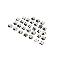 Connecteur RJ45, Prise RJ45, Connecteur Ethernet, Connecteur Réseau, Connecteur 8P8C, Montage sur Circuit Imprimé SMT, Prise Réseau à Angle Droit