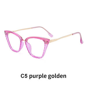 Visualmate Cat Eye TR90 Lecteurs en métal Lunettes Montures de lunettes Montures de lunettes pour tous les visages - Product Image 5