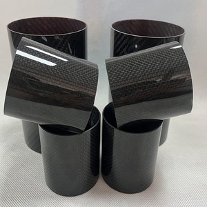 Tiang Serat Karbon Kustom Profesional dengan Ketebalan Sesuai Pesanan, 3k Glossy atau Matte, Pipa Serat Karbon, Batang Serat Karbon, CNC Punching Slotting - Product Image 6