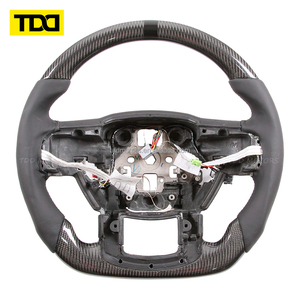 Volant en fibre de carbone véritable TDD compatible avec Ford Raptor F150 2015-2020 Raptor - Product Image 5