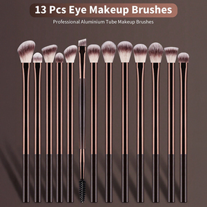 Usine <span class=keywords><strong>de</strong></span> beauté <span class=keywords><strong>de</strong></span> haute qualité 13 pièces propre <span class=keywords><strong>marque</strong></span> poudre ombre à paupières ensemble <span class=keywords><strong>de</strong></span> pinceaux <span class=keywords><strong>de</strong></span> <span class=keywords><strong>maquillage</strong></span> brun pur - Product Image 2