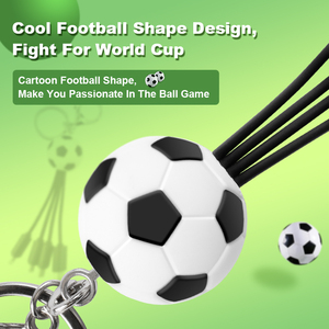 สายชาร์จ USB รูปทรงฟุตบอลแบบกำหนดเอง ของขวัญ ดีไซน์ลูกบอลกีฬา พวงกุญแจอเนกประสงค์ สายชาร์จ 3 in 1 - Product Image 5