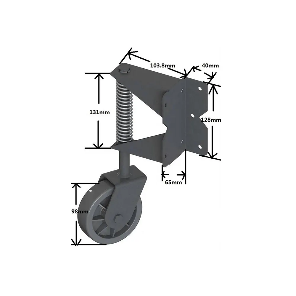 Cantilever Roller Pulley Typ Werkseitige Lieferung 3-Zoll-Torradsatz für Schiebetür