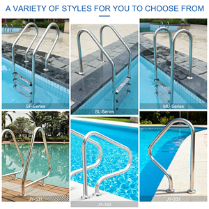 Échelle de <span class=keywords><strong>piscine</strong></span> en acier inoxydable 316 résistante à la corrosion et antidérapante pour <span class=keywords><strong>piscine</strong></span>, profondeur maximale 1,5 m, hauteur 1,3-2 m - Product Image 3