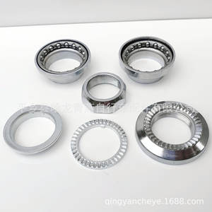 Componente de Horquilla Delantera para Bicicleta, 25.4mm, Negro, Electrochapado, Alta Resistencia - Product Image 4