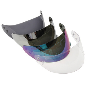 Lentes para Casco de Motocicleta Agv K1 K5, Visera Completa, Color Marrón Plateado, Material de PC - Product Image 1