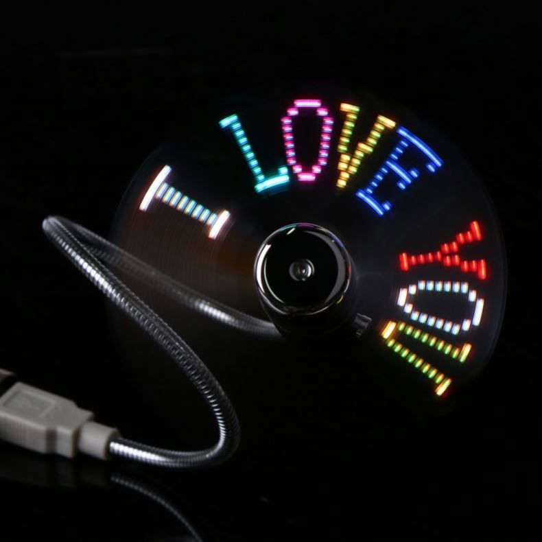 USB-гаджет «сделай сам», мини-USB-вентилятор, гибкий программируемый светодиодный кулер, охлаждающий вентилятор, программируемый USB-вентилятор со светодиодной подсветкой