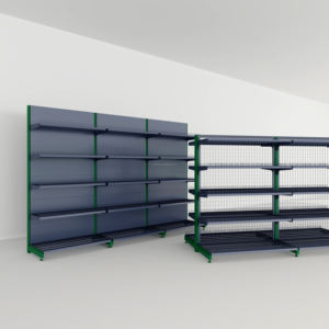 رفوف شبكية معدنية خفيفة الوزن - مثالية للسوبر ماركت والمتاجر الصغيرة ومحلات البيع بالتجزئة - Product Image 1