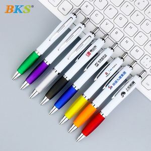 1.0mm Custom Logo Retractable Plastic Black Ink <b>Ballpoint</b> <b>Pen</b> BKS LY7323 Modern Office/School/Gift - Product Image 2