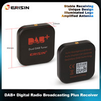 Récepteur radio numérique DAB+ double tuner USB Erisin ES394 pour autoradios Android 6.0 à Android 16