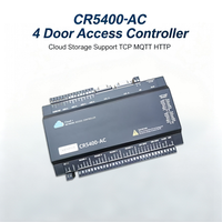 Controlador de Acceso de 4 Puertas CR5400-AC con Almacenamiento en la Nube, Protocolo TCP MQTT HTTP, Placa de Control de Acceso de Seguridad en Red