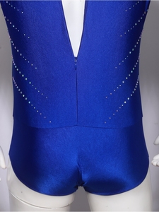 Men's Elegant <b>Sparkly</b> Design Sheer Long Sleeve Bodycon Category <b>Bodysuit</b> Male Custom Latin Stage Performance Wear - Product Image 4