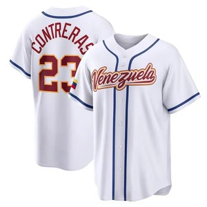 Maillot de baseball classique du monde 2026 du Venezuela pour hommes, chemise de sport brodée pour Ronald Acuna Jr, Jackson Chourio, Luis Arraez, William - Product Image 3