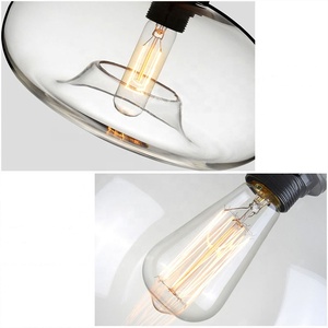 Đèn Chùm <span class=keywords><strong>E27</strong></span> Sang Trọng Hiện Đại Trang Trí Thiết Kế Đèn Treo Bằng Thủy Tinh Tròn Hình Quả Cầu Bong Bóng Led Cho Nhà Bếp - Product Image 4