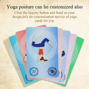Conception de matériaux personnalisés Santé mentale Expressions de soi positives Affirmation de yoga espagnol Femme Carte de motivation <span class=keywords><strong>spirituelle</strong></span> avec boîte - Product Image 2