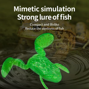 Chilent เหยื่อ5ชิ้น/กล่อง37-47มม. 5ก./ 10ก. กันการ<span class=keywords><strong>กัด</strong></span>เหยื่อตกปลาด้านบนน้ำ popping กระโดดนุ่มกบล่อ Topwater ตก<span class=keywords><strong>ปลา</strong></span> - Product Image 2