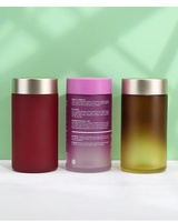 Flacon en verre de qualité médicale de 180 ml avec bouchon à vis, impression sérigraphique pour huile de poisson, aliments santé, comprimés, capsules, bonbons