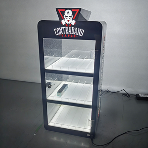 Customized RGB LED Acrylic Display <b>Stand</b> Cosmetics-Modern Luxury Eco-Friendly Recyclable Tobacco Display Case Jingyue CD035 Easy - Product Image 1