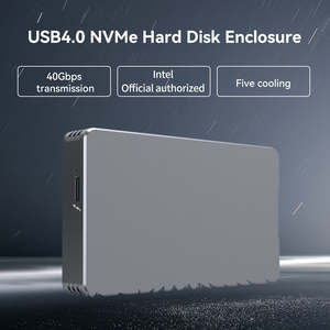 Dữ liệu PCIe 2.5 SSD RAID Loại C TB 3/4 bên ngoài USB NVMe đĩa trường hợp M2 bên ngoài <span class=keywords><strong>HDD</strong></span> M.2 SSD bao vây ổ cứng vỏ 40gbps - Product Image 2
