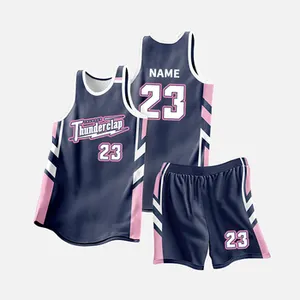 Basketbaltanktops Basketbaluniform Jersey Met Digitaal Drukwerk Plus Maat 5xl Ontwerp Basketbal Uniform Jersey Kleding