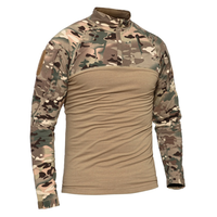 Nouveaux T-Shirts tricotés de Camouflage pour hommes Slim Fit vêtements pour hommes