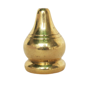 Pot Kalash en laiton moulé pour les cérémonies religieuses, Lota indien durable pour la maison et l'autel, Diya en laiton décoratif pour la salle de prière - Product Image 5