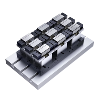 Etau de machine XinDian, blocs de serrage pneumatiques, étau concentrique pour pince de serrage, fixation de mâchoire sur machine CNC