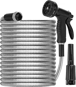 Multi-function 304 Stainless Steel Flexible Braided Metal Hose For Wash Basins Inlet Hose Water Pipe