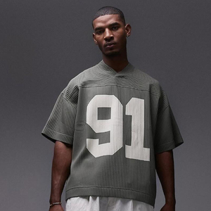 Jerseys <span class=keywords><strong>de</strong></span> Punto para Hombre con Diseño <span class=keywords><strong>de</strong></span> Logo Personalizado, Ropa Deportiva <span class=keywords><strong>de</strong></span> Verano, Original Vintage con Estampado <span class=keywords><strong>de</strong></span> Fútbol y <span class=keywords><strong>Baloncesto</strong></span> - Product Image 1